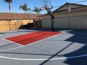 Concrete Basketball Court Paint, How To Paint Outdoor Basketball Court Lines